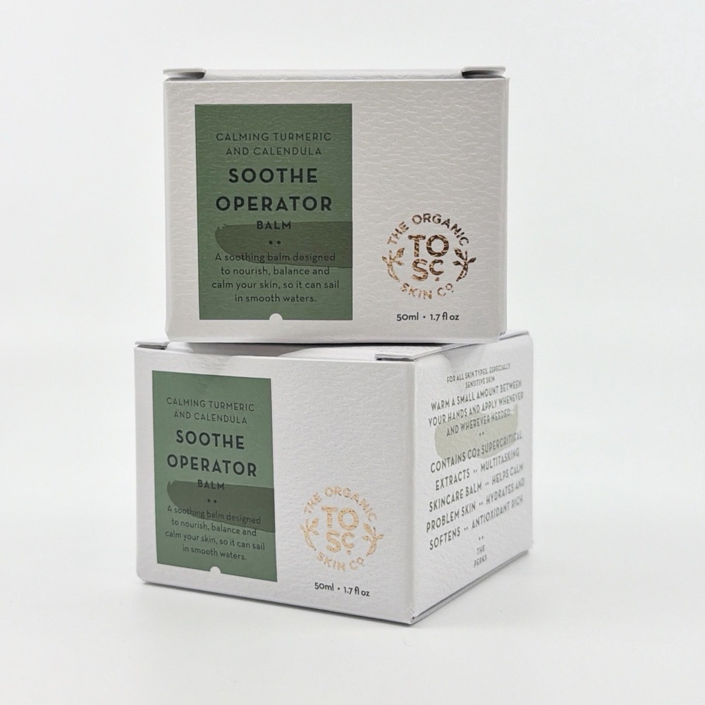The Organic Skin Co 2x Soothe Operator Calming Turmeric and Calendula Balm 1.7